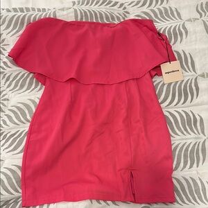 NWT Superdown Pink Off-Shoulder Dress